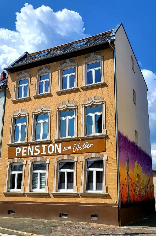 Zum Obstler - Gaststaette Und Pension Gera Exterior foto